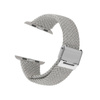 Crong Wave Band – Pleciony pasek do Apple Watch 38/40/41/42 mm (jasny szary) (CRG-40WAV-CMP)
