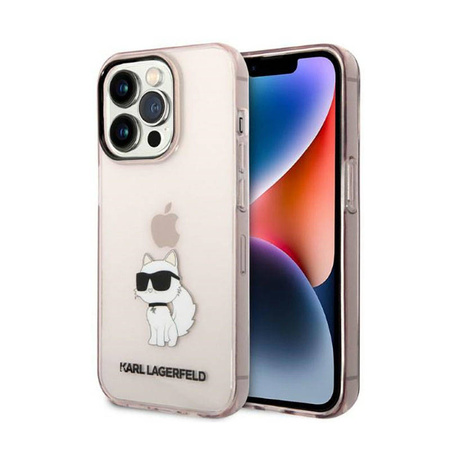 Karl Lagerfeld IML NFT Choupette - Etui iPhone 14 Pro (różowy) (KLHCP14LHNCHTCP)