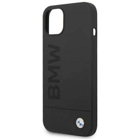 BMW Silicone Signature Logo Magsafe - Etui iPhone 14 Plus (czarny) (BMHMP14MSLBLBK)