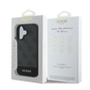 Guess 4G Bottom Stripe - Etui iPhone 16 Plus (szary) (GUHCP16MG4GLGR)