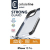 Cellularline Tetra Force Strong Guard - Etui iPhone 15 Pro z powłoką MICROBAN (przezroczysty) (TETRACIPH15PROT)