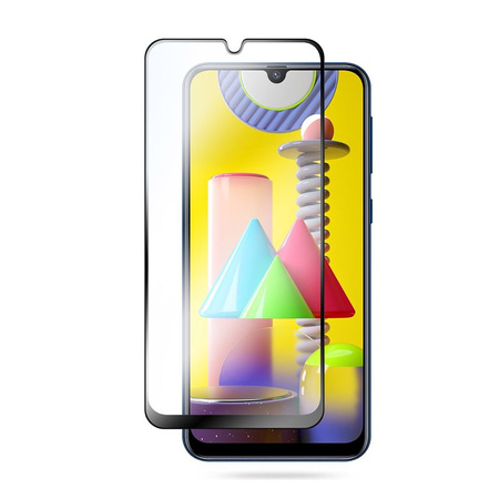 Crong 7D Nano Flexible Glass - Szkło hybrydowe 9H na cały ekran Samsung Galaxy M31 (CRG-7DNANO-SGM31)