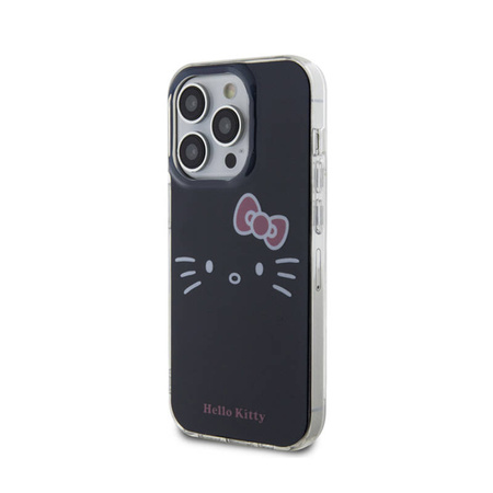 Hello Kitty IML Kitty Face - Etui iPhone 14 Pro Max (czarny) (HKHCP14XHKHLK)