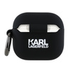 Karl Lagerfeld Silicone Choupette Head 3D - Etui AirPods 4 (czarny) (KLA4RUNCHK)