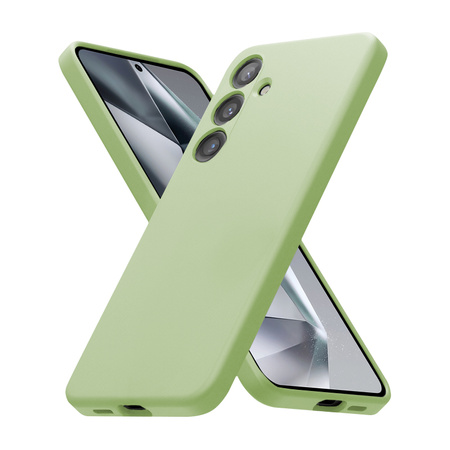 Crong Color Cover - Etui Samsung Galaxy S24 (zielony) (CRGCOLRSGS24LGRN)