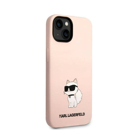 Karl Lagerfeld Silicone NFT Choupette - Etui iPhone 14 Plus (różowy) (KLHCP14MSNCHBCP)