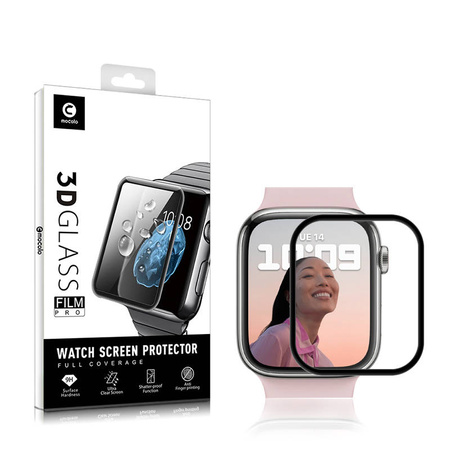 Mocolo 3D Glass Full Glue - Szkło ochronne na ekran Apple Watch 7/8 45 mm (PG6512)