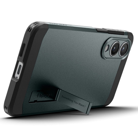 Spigen Tough Armor MagSafe - Etui do Samsung Galaxy S25 Edge (Abyss Green) (ACS09424)