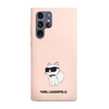Karl Lagerfeld Silicone NFT Choupette - Etui Samsung Galaxy S23 Ultra (różowy) (KLHCS23LSNCHBCP)