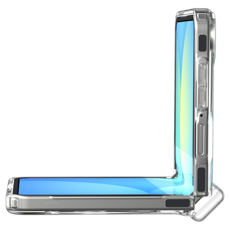 Spigen Ultra Hybrid Pro Mag MagSafe - Etui do Samsung Galaxy Z Flip 7 (Clear/White) (ACS09559)