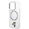 Karl Lagerfeld IML NFT Karl & Choupette Magsafe - Etui iPhone 14 Pro (przezroczysty) (KLHMP14LHNKCIT)