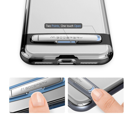 Mercury Dream Bumper - Etui Samsung Galaxy S9 z metalową podstawką (złoty) (7631)