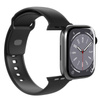 PURO ICON - Elastyczny pasek do Apple Watch 38/40/41/42 mm (S/M & M/L) (Black) (PUICNAW40BLK)