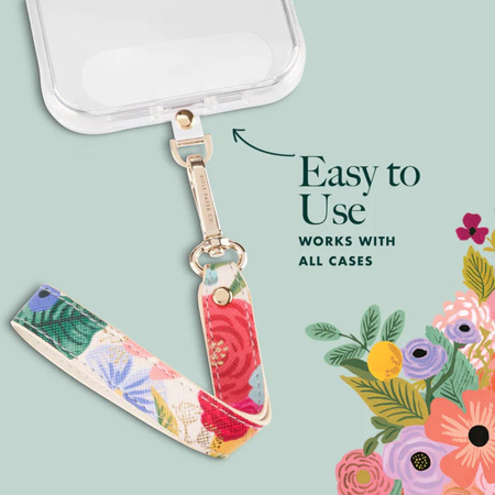 Rifle Paper Phone Wristlet - Uniwersalna smyczka do telefonu (Garden Party Blush) (RP050228)