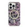 Guess Flower MagSafe - Etui iPhone 14 Pro (Różowy) (GUHMP14LHCFWSP)