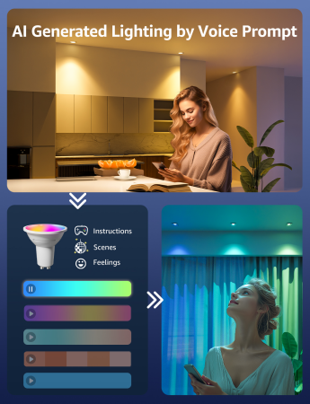 Lepro BP1 AI Smart Bulb GU10 - inteligenta żarówka GU10 (1szt) (BG1-EU)