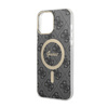 Guess 4G MagSafe - Etui iPhone 13 Pro Max (Czarny) (GUHMP13XH4STK)
