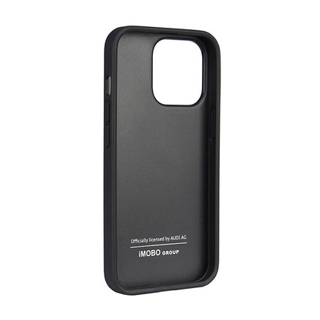 Audi Synthetic Leather - Etui iPhone 13 Pro (Czarny) (AU-TPUPCIP13P-TT/D1-BK)