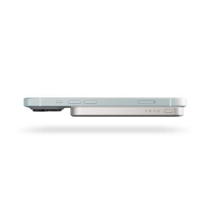 ZENS Slim Qi2 Aluminium Powerbank - magnetyczny powerbank 5000 mAh kompatybilny z MagSafe i Qi2 (white) (ZEPP05W/00)