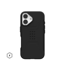 UAG Civilian Magsafe - obudowa ochronna do iPhone 16 Plus kompatybilna z MagSafe - czarny (114443114040)