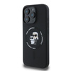 Karl Lagerfeld Silicone Karl & Choupette Ring MagSafe - Etui iPhone 16 Pro Max (czarny) (KLHMP16XSCMKCRHK)