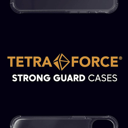 Cellularline Tetra Force Strong Guard - Etui iPhone 15 Pro z powłoką MICROBAN (przezroczysty) (TETRACIPH15PROT)