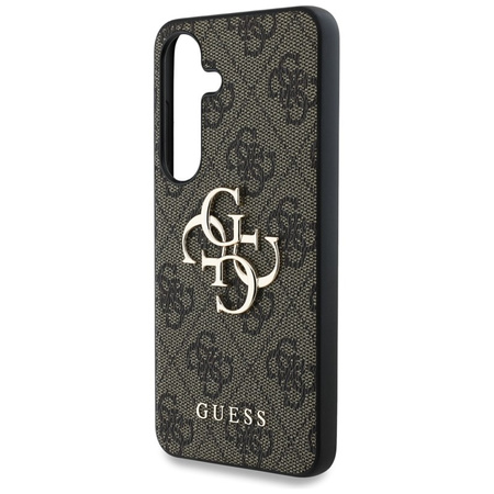 Guess Big 4G Logo Classic Logo - Etui do Samsung Galaxy S25 (brązowy) (GUHCS25S4GMGBR)