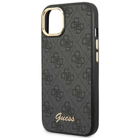 Guess 4G Metal Camera Outline Case – Etui iPhone 14 Plus (Czarny) (GUHCP14MHG4SHK)