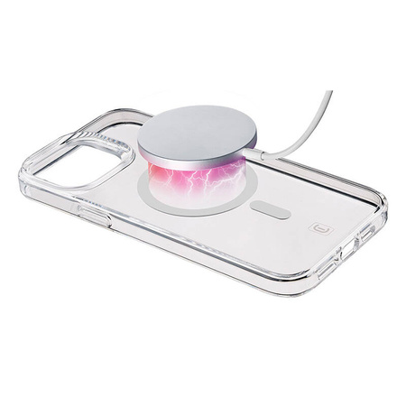 Cellularline Gloss Mag - Etui iPhone 15 Pro MagSafe (przezroczysty) (GLOSSMAGIPH15PROT)
