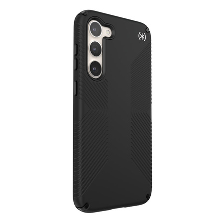 Speck Presidio2 Grip - Antypoślizgowe etui Samsung Galaxy S23+ (Black/Black/White) (150340-D143)