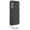 Guess 4G Charms Collection - Etui Samsung Galaxy S24 FE (brazowy) (GUHCS24FEGF4GBR)