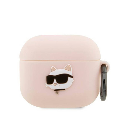 Karl Lagerfeld Silicone NFT Choupette Head 3D - Etui AirPods 3 (różowy) (KLA3RUNCHP)