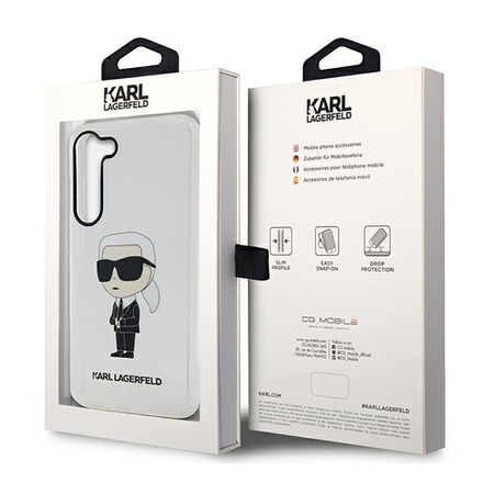 Karl Lagerfeld IML NFT Ikonik - Etui Samsung Galaxy S23 (przezroczysty) (KLHCS23SHNIKTCT)