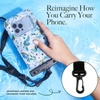 Rifle Paper Waterproof Floating Pouch - Etui wodoodporne do smartfonów do 6.7" (Garden Party Blue) (RP050044)