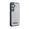 Karl Lagerfeld Rhinestone Metal Logo - Etui Samsung Galaxy S24 (srebrny) (KLHCS24SHDSPRS)