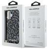 Karl Lagerfeld Zebra With Cord - Etui iPhone 16 Plus (fioletowy) (KLHCP16MHZBPKCCU)