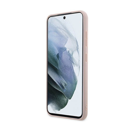 Guess 4G Big Metal Logo - Etui Samsung Galaxy A35 5G (różowy) (GUHCSA354GMGPI)