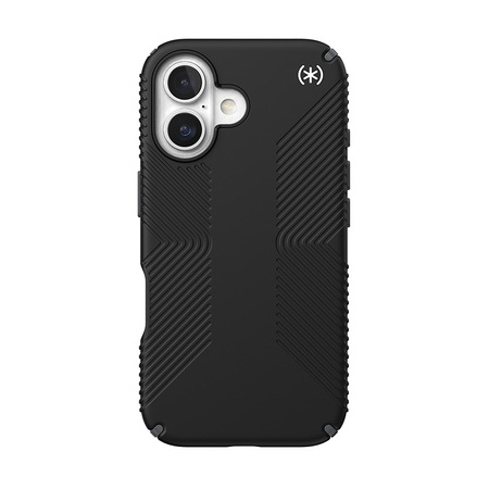 Speck Presidio2 Grip - Etui iPhone 16 (Black / Slate Grey / White) (150779-3205)