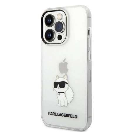 Karl Lagerfeld IML NFT Choupette - Etui iPhone 14 Pro (przezroczysty) (KLHCP14LHNCHTCT)