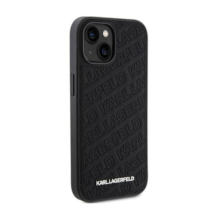Karl Lagerfeld Quilted K Pattern - Etui iPhone 15 Plus (czarny) (KLHCP15MPQKPMK)