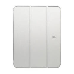 Tucano Satin Case – Etui do iPad 11" (2025) / iPad 10.9" (2022) w/Magnet & Stand up z uchwytem Apple Pencil (srebrny) (IPD1022ST-SL)