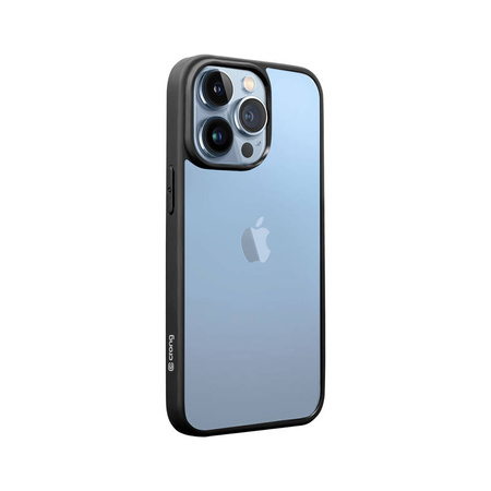 Crong Clear Cover - Etui iPhone 13 Pro Max (czarny) (CRG-CLRC-IP1367-BLK)