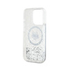 Karl Lagerfeld Liquid Glitter Choupette Head MagSafe - Etui iPhone 14 Pro (przezroczysty) (KLHMP14LLGCHSGH)