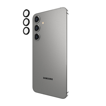 Case-Mate Aluminum Ring Lens Protector - Szkło ochronne na obiektyw aparatu Samsung Galaxy S24+ (Black) (CM053602)