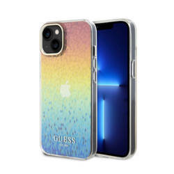 Guess IML Faceted Mirror Disco Iridescent - Etui iPhone 15 (Iridescent) (GUHCP15SHDECMI)