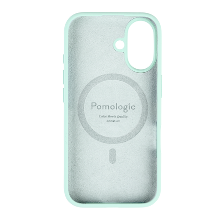 Pomologic CoverCase - silikonowa obudowa ochronna do iPhone 16 kompatybilna z MagSafe (turquoise) (POM-IPCCS16MS-705)