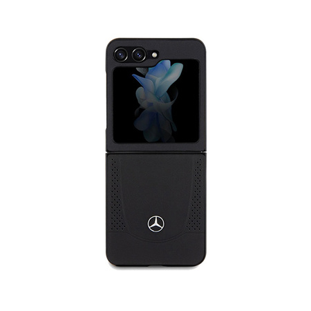 Mercedes Leather Urban Line - Etui Samsung Z Flip 5 (czarny) (MEHCZF5ARMBK)