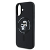 Karl Lagerfeld Silicone Karl & Choupette Ring MagSafe - Etui iPhone 16 Plus (czarny) (KLHMP16MSCMKCRHK)