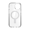 Speck Presidio Perfect-Clear ClickLock & MagSafe - Etui iPhone 16e / iPhone 15 / iPhone 14 / iPhone 13 (Clear / Chrome Finish / Serene Silver) (150441-3199)