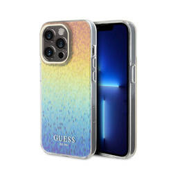 Guess IML Faceted Mirror Disco Iridescent - Etui iPhone 15 Pro (Iridescent) (GUHCP15LHDECMI)